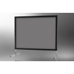 Projection screen on frame ceiling Mobile Expert 366 x 274 cm, projection by l, rear