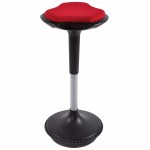 Stool VIENNE in resistant fabrics and molded Polypropylene (red)