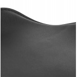 Diseño redondo bar taburete ADOUR giratorio y ajustable (negro)
