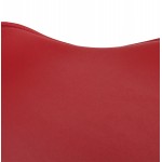 Bar sgabello disegno rotativo rotondo regolabile ADOUR (rosso)