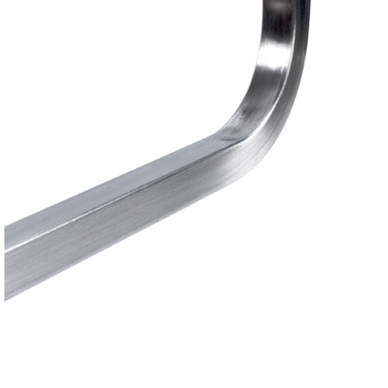 Taburete de diseño VILAINE en acero cepillado (acero) - image 16468