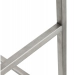 Hocker schlankes Design LOIRET halbes Maximum (weiß)