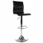 Bar stool MARNE rotary and adjustable (black)
