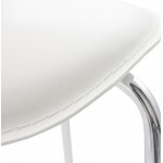 Chaise contemporaine ARROUX empilable (blanc)
