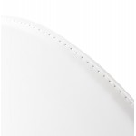 Sedia moderna ARROUX impilabile (Bianco)