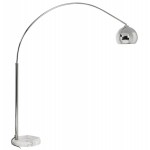 MOEROL SMALL CHROME design floor lamp chrome-plated steel (middle and chrome) 