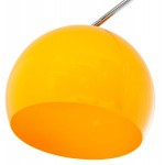 Designer Stehleuchte MOEROL SMALL Chromstahl (mittlere und Orange)