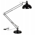 Diseño de lámpara metal ROLLIER (negro)