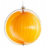 Design Lampe Aussetzung MOINEAU metal (Orange)