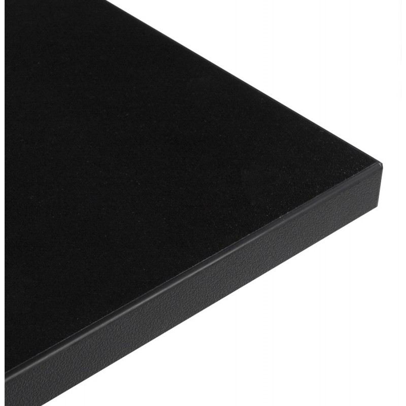 Plateau de table LEA carré en bois stratifié grand modèle (70cmX70cmX2cm) (noir) - image 17606