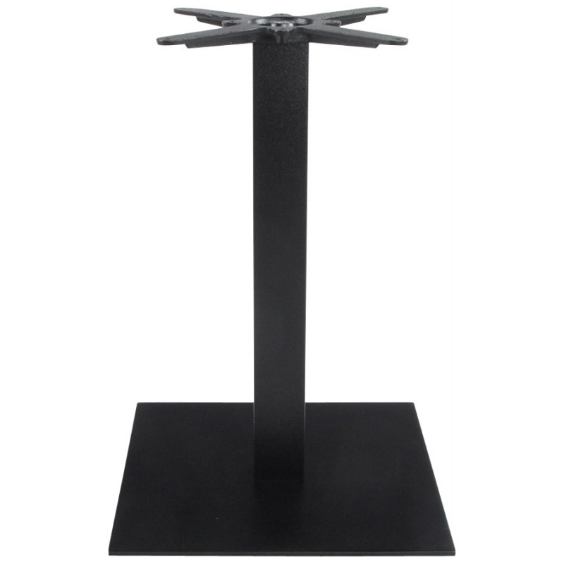 Pied de table WIND carré sans plateau en métal (50cmX50cmX73cm) (noir) - image 17658