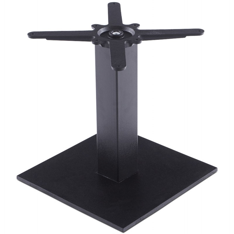 Pied de table BIZ carré en métal (39cmX39cmX44cm) (noir)