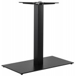 Soporte de mesa rectangular de metal CHAIRE (40cmX75cmX75cm) (negro)