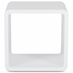 Cube Mehrzwecknutzung Holz VERSO (MDF) lackiert (weiß)