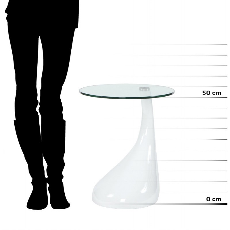 Console or table TARN tempered fiberglass (white) - image 17959
