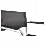 Chaise de bureau design TAHITI (noir)