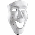 Wall mask Carnival in aluminium (aluminum)