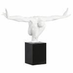Statuette Form Athlet ROMEO Fiberglas (weiß)