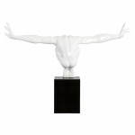 Statuette Form Athlet ROMEO Fiberglas (weiß)