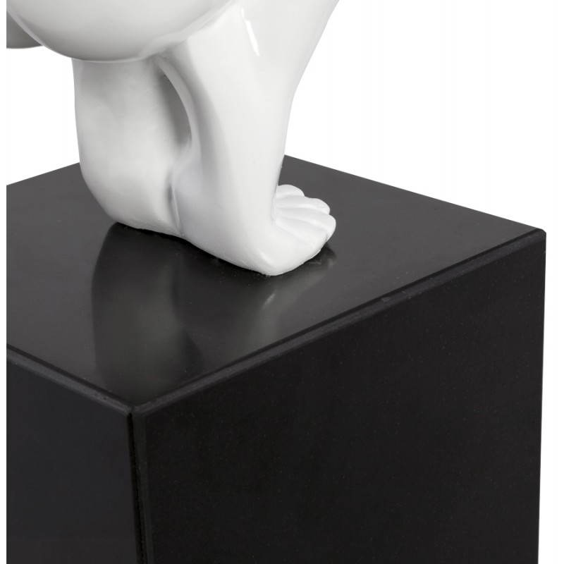 Statuette forme athlète ROMEO en fibre de verre (blanc) - image 20237