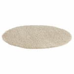 Contemporary rugs and design MIKE round large model (Ø 200 cm) (cream)