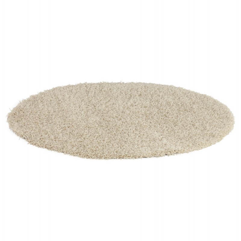 Contemporary rugs and design MIKE round large model (Ø 200 cm) (cream) - image 20348