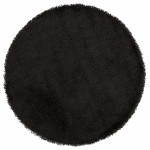 Zeitgenössische Teppiche und Design MIKE Runde kleines Modell (Ø 160 cm) (schwarz)