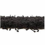 Contemporary rugs and design MIKE round small model (Ø 160 cm) (black)