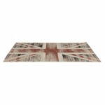 Contemporary rugs and design flag UK rectangular large model (230 X 160) (black, red, white)