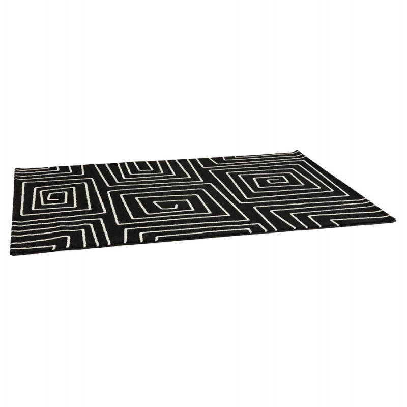 Zeitgenössische Teppiche und rechteckigen RAFY-Design (160 X 230) (schwarz, weiß) - image 20455