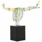 Statua forma nuotatore BANCO in fibra di vetro (multicolor)