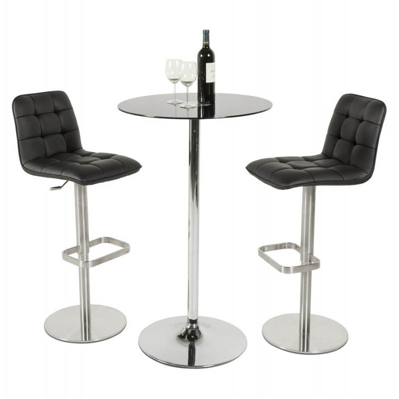 Adjustable quilting and adjustable bar stool ANAIS (black) - image 20760