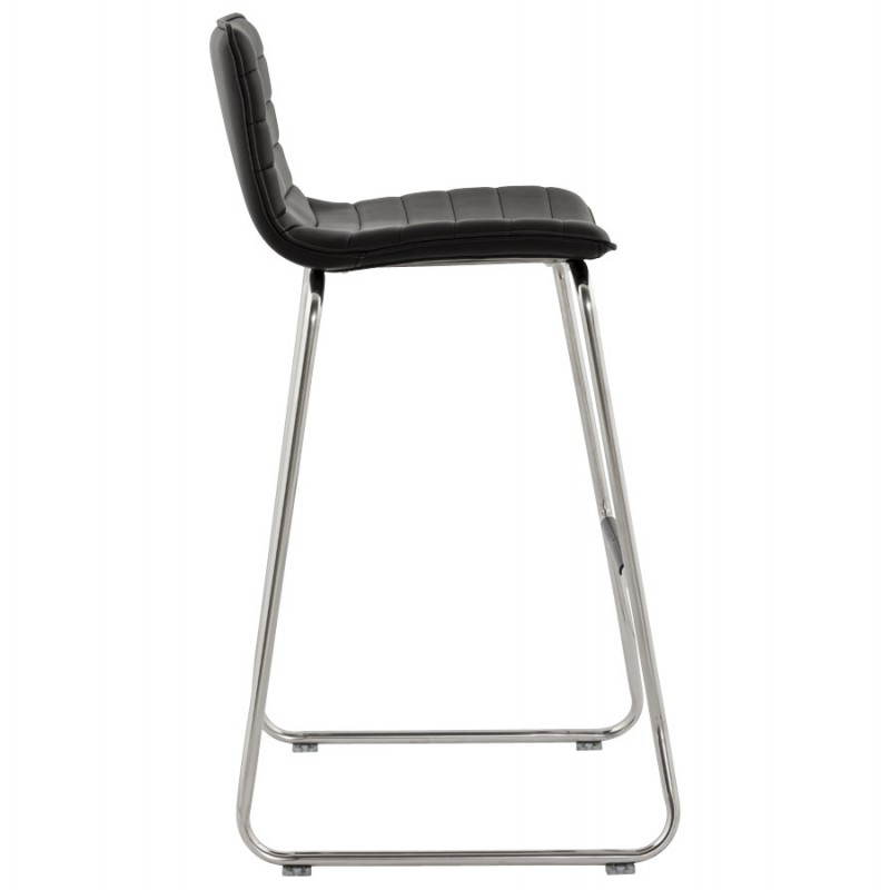 Bar stool design quilted MARGO (black) - image 20942