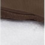 Puff rectangular MILLOT textile (Brown)