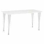 (Weiß) Holzdesign rechteckigen Tisch SOPHIE
