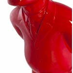 Statua forma sposo VALET in fibra di vetro (dipinto di rosso)