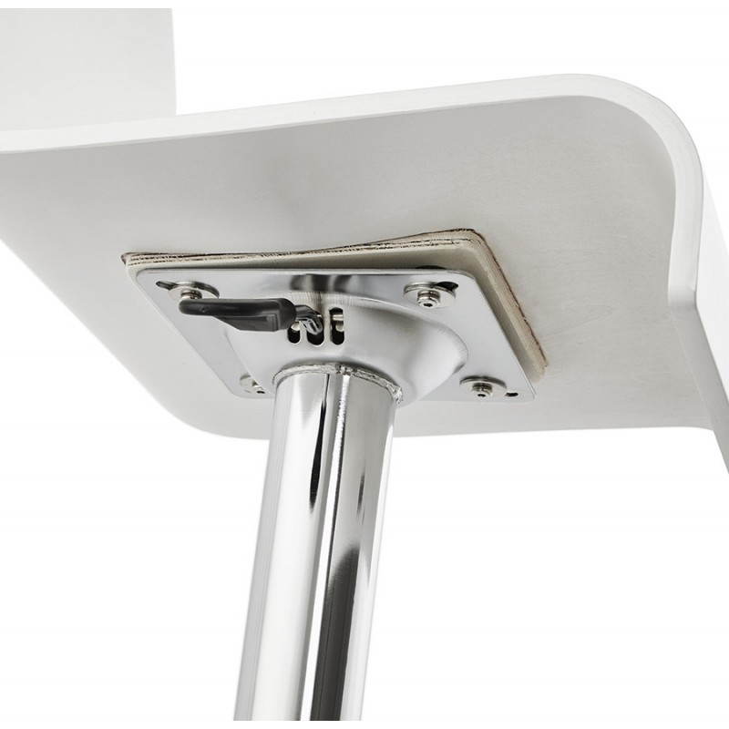 Design bar Venice (white) wooden stool - image 22328