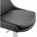 AMBRE rotating and adjustable design bar stool (black)