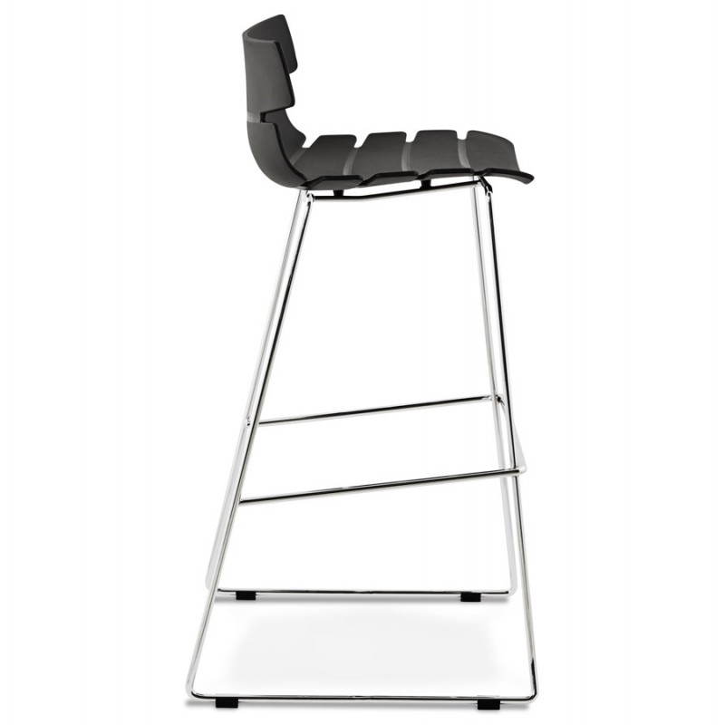 BRIO design bar (black) polypropylene stool - image 22432