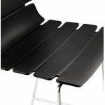 BRIO design bar (black) polypropylene stool