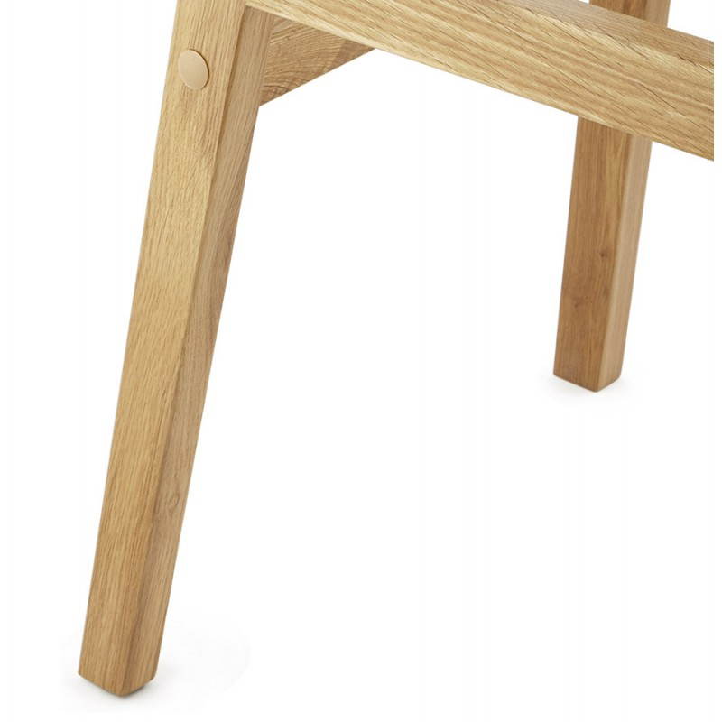Tabouret de bar chaise de bar design scandinave FLORENCE (gris) - image 22463