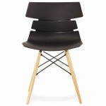 Original Stuhl Stil skandinavischen CONY (schwarz)