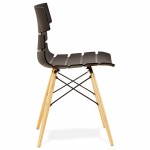 Chaise originale style scandinave CONY (noir)