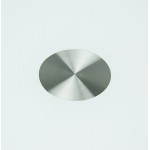 Design-Roundtable Mailand Glas und Metall (Ø 100 cm) (weiß)