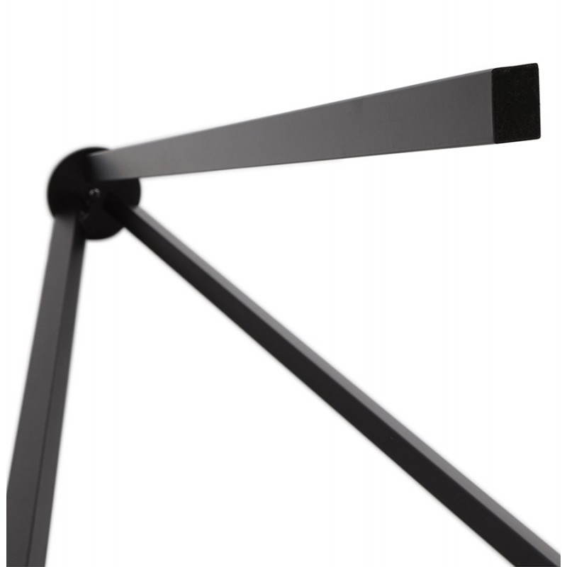 Lampe sur pied de style scandinave TRANI en tissu (noir) - image 23068