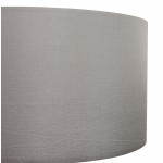 Scandinavian style TRANI in fabric (grey, white) floor lamp