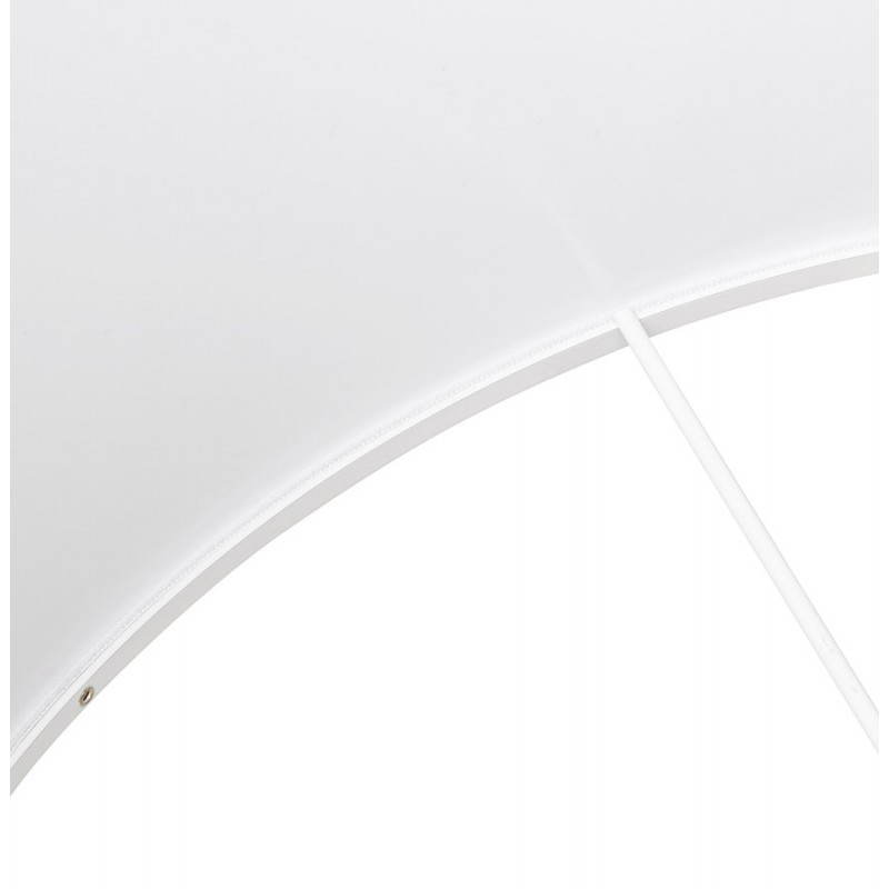Scandinavian style TRANI (white, natural) fabric floor lamp - image 23175