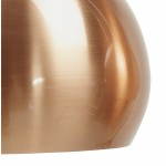 Suspendido metal de PUGLIA lámpara retro 3 bolas (cobre)