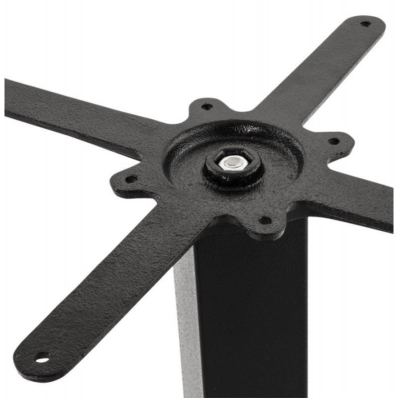Pie de mesa doble RAMBOU metal pintado (50cmX100cmX73cm) (negro) - image 23610
