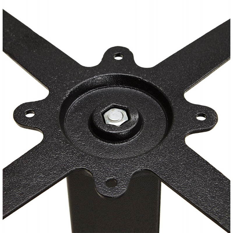 Doppelter Tischfuß RAMBOU aus lackierter Metall (50cmX100cmX73cm) (schwarz) - image 23611